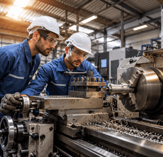 trabajadores mecanizados